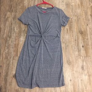 Urban Outfitters Blue Cutout Tshirt Dress